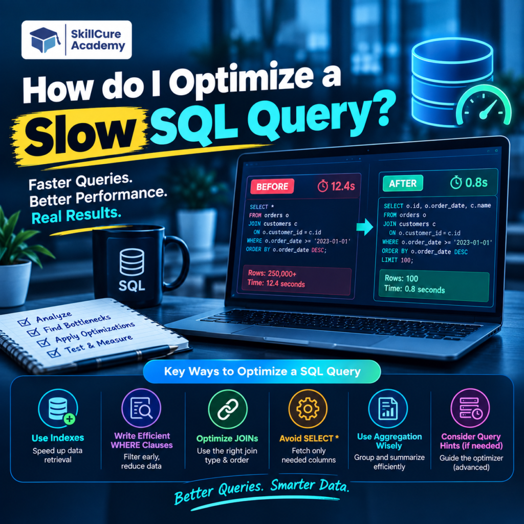 optimize a slow SQL query