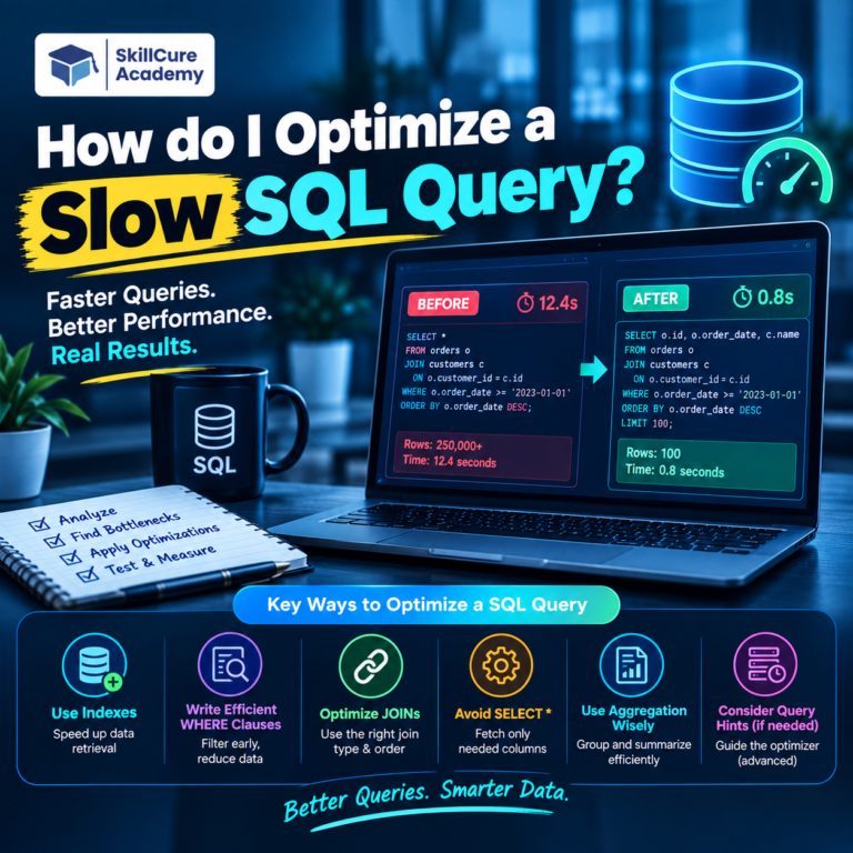 optimize a slow SQL query