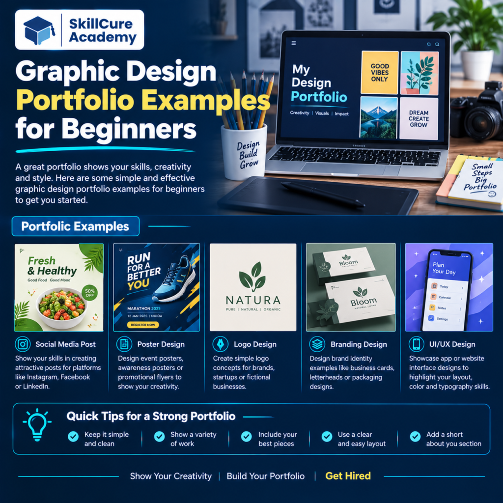 Graphic Design Portfolio Examples for Beginners